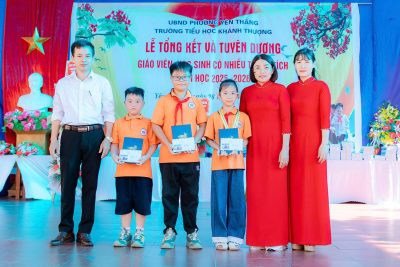 Trường Tiểu học Khánh Thượng – Phường Yên Thắng tổ chức Lễ tổng kết và tuyên dương Giáo viên, học sinh có nhiều thành tích trong năm học 2025-2026