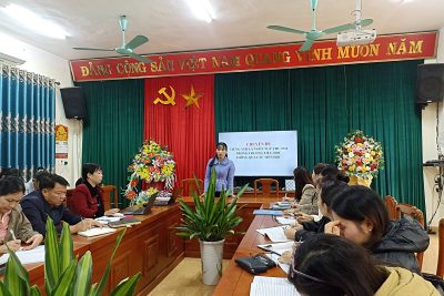 Trường Tiểu học Khánh Thượng tổ chức chuyên đề Tiếng Anh