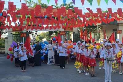 Khai giảng năm học mới 2025-2026 trường Tiểu học Khánh Thượng, phường Yên Thắng, tỉnh Ninh Bình